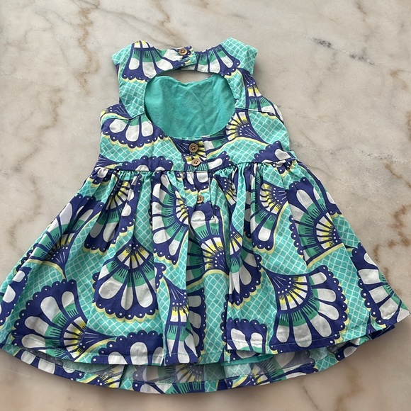 Gap Baby Oshkosh Girl 18/24 months Eyelet Dress Bundle of 3 Red Blue - Picture 11 of 12